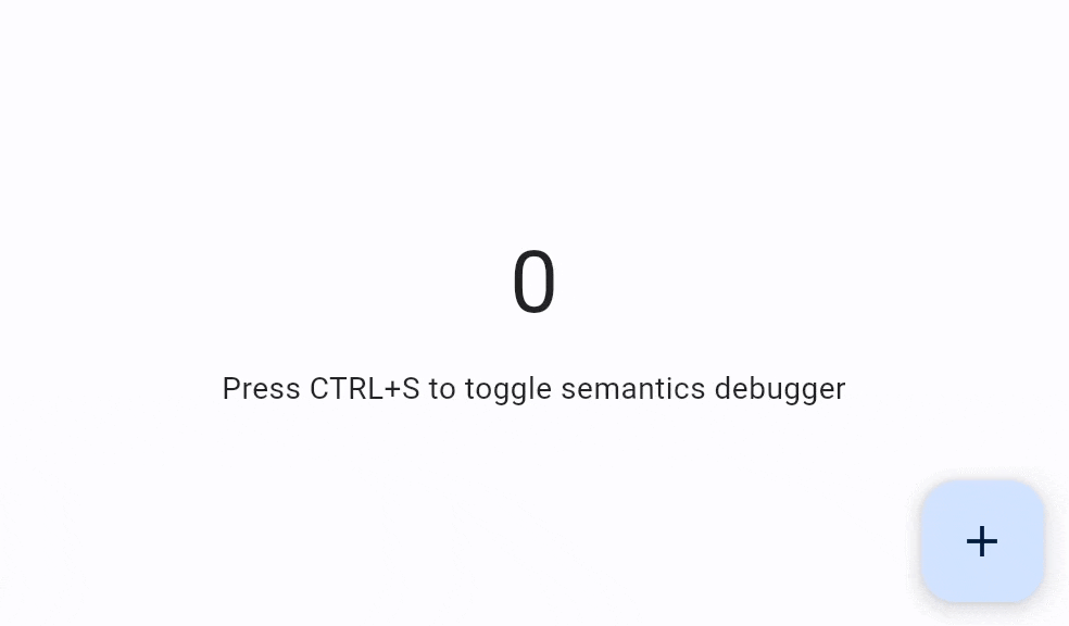 Debug accessibility toggle